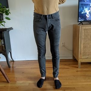 H&M grey/black skinny jeans size 29
